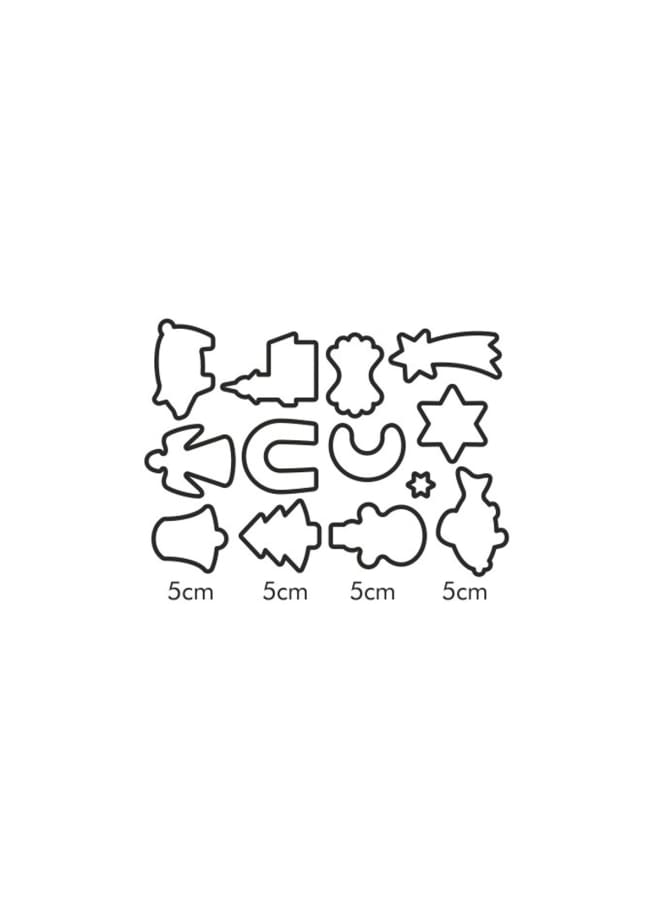 تسكوما قطاعه بيتيفور  اشكال كريسماس 13 شكل  "DELICIA" - Image 2